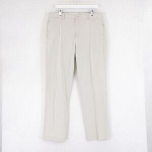 J. Crew Classic Fit‎ Gray Cotton Flat Front Chino Pants 35/32 Mid Rise